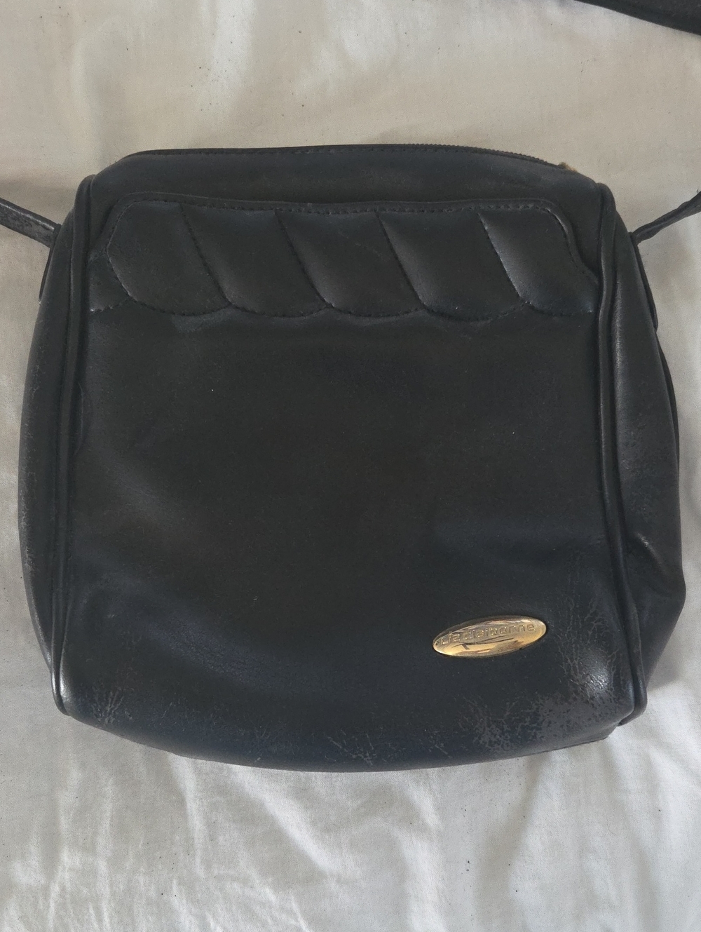 Vintage Liz Claiborne Crossbody Bag with Gold Accent